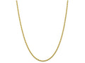 FJC Finejewelers 24 Inch 10k 2.75mm Handmade bright-cut Rope Chain Necklace