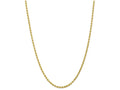 FJC Finejewelers 22 Inch 10k 3mm Handmade bright-cut Rope Chain Necklace