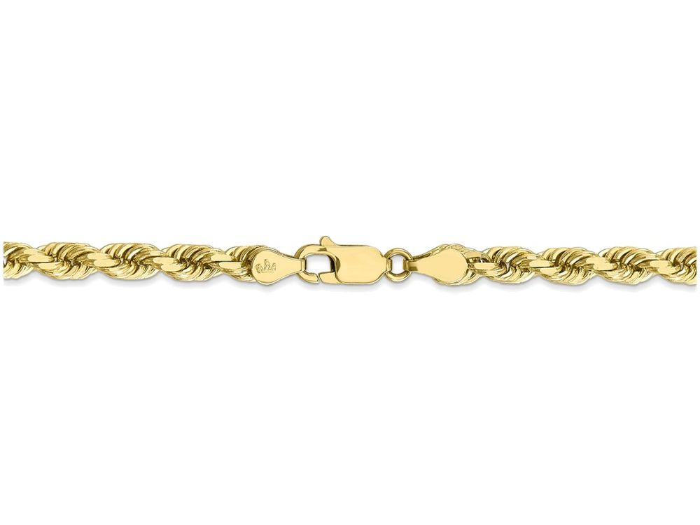 FJC Finejewelers 20 Inch 10k 5mm Handmade bright-cut Rope Chain Necklace