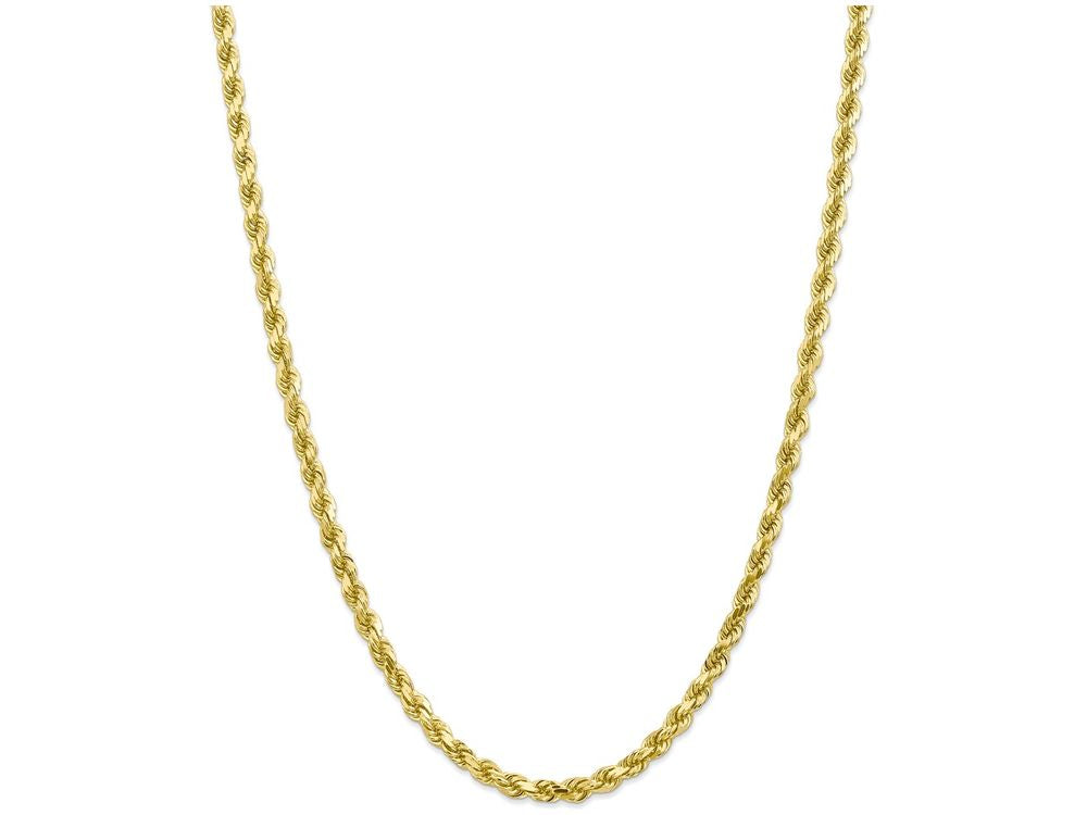 FJC Finejewelers 8 Inch 10k 5mm Handmade bright-cut Rope Chain Bracelet