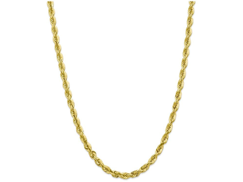 FJC Finejewelers 8 Inch 10k 6mm Handmade bright-cut Rope Chain Bracelet