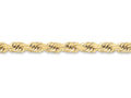 FJC Finejewelers 24 Inch 10k 8mm Handmade bright-cut Rope Chain Necklace