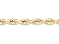 FJC Finejewelers 24 Inch 10k 10mm Handmade bright-cut Rope Chain Necklace