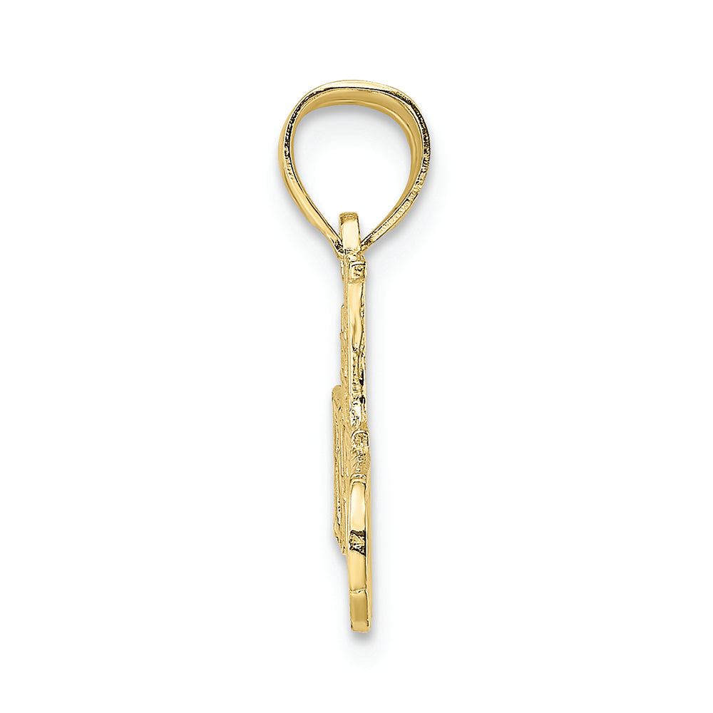 FJC Finejewelers 10k Yellow Gold #1 Friend Charm