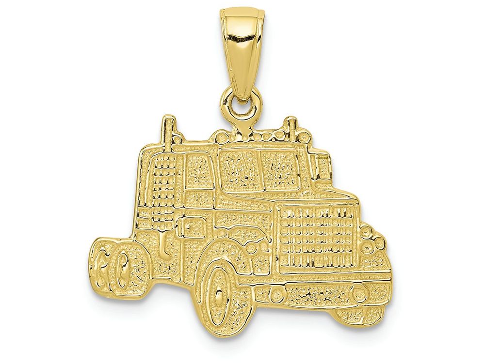 FJC Finejewelers 10k Yellow Gold Truck Cab Charm