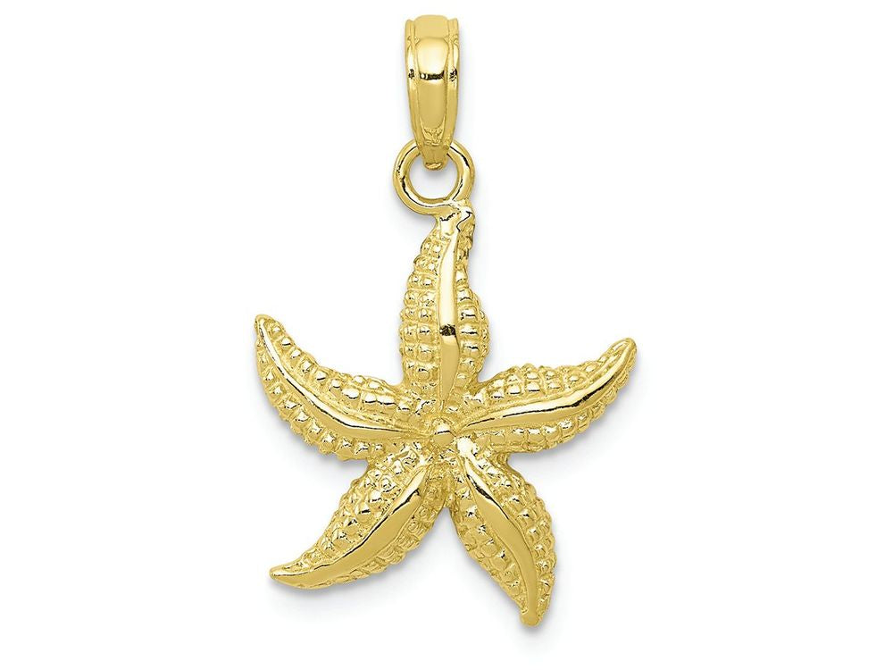 FJC Finejewelers 10k Yellow Gold Starfish Charm
