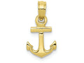 FJC Finejewelers 10k Yellow Gold Mini Anchor Charm