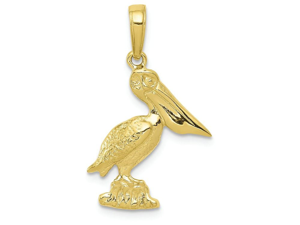 FJC Finejewelers 10k Yellow Gold Pelican Standing Charm