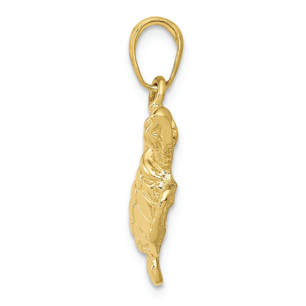 FJC Finejewelers 10k Yellow Gold Sea Turtle Polish Charm