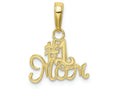 FJC Finejewelers 10k Yellow Gold #1 Mom Charm