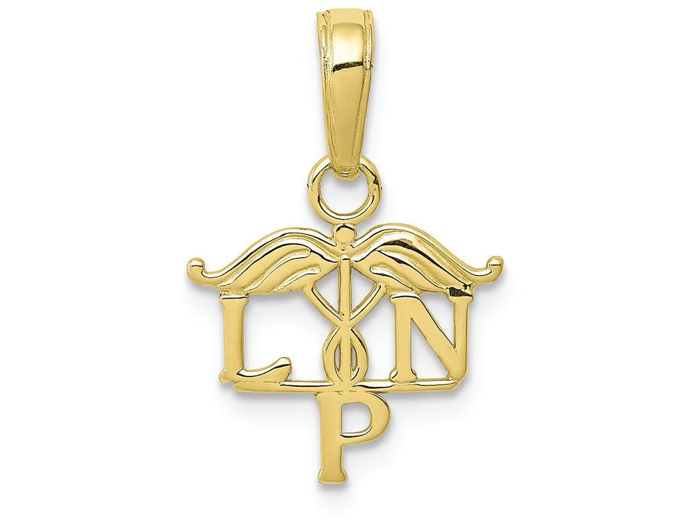 FJC Finejewelers 10k Yellow Gold Lpn Symbol Charm