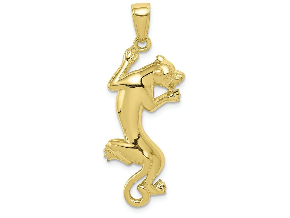 FJC Finejewelers 10k Gold Polished Panther Charm