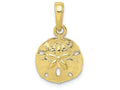 FJC Finejewelers 10k Yellow Gold Sand Dollar Charm