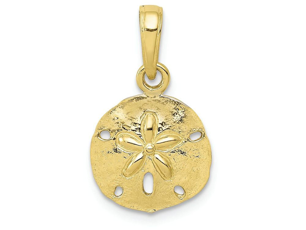 FJC Finejewelers 10k Yellow Gold Sand Dollar Charm