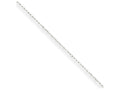 FJC Finejewelers 20 Inch 10k White Gold Carded Cable Rope Chain Necklace
