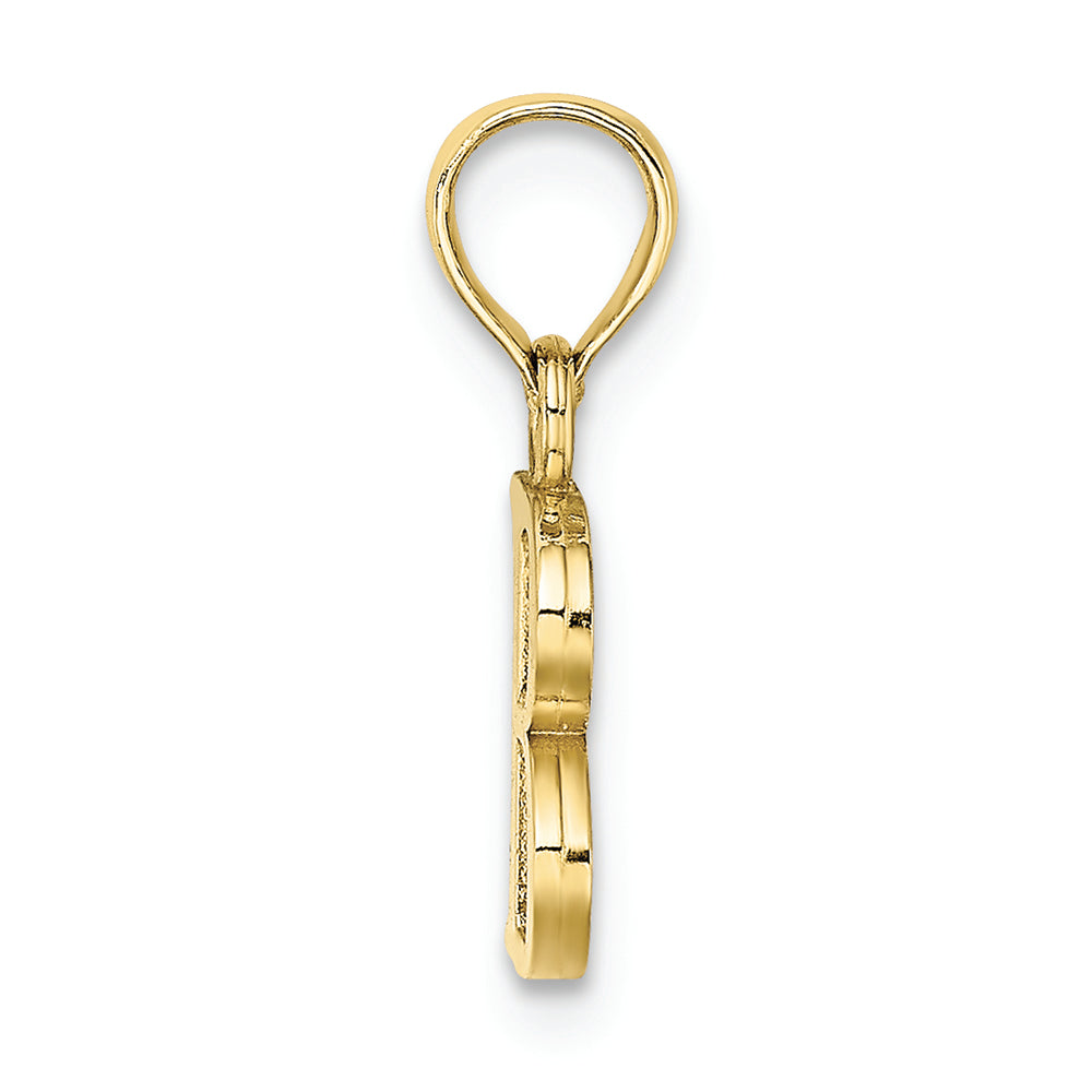 FJC Finejewelers 10k Yellow Gold B Block Initial Charm