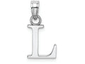 FJC Finejewelers 10k White Gold L Block Initial Charm