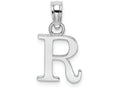 FJC Finejewelers 10k White Gold R Block Initial Charm