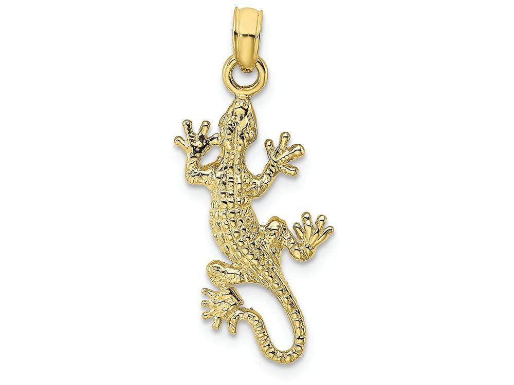 FJC Finejewelers 10k Yellow Gold Lizard Gecko Charm
