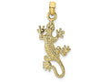 FJC Finejewelers 10k Yellow Gold Lizard Gecko Charm
