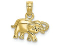 FJC Finejewelers 10k Yellow Gold Small Elephant Charm