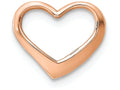 FJC Finejewelers 10k Rose Gold Floating Heart Charm