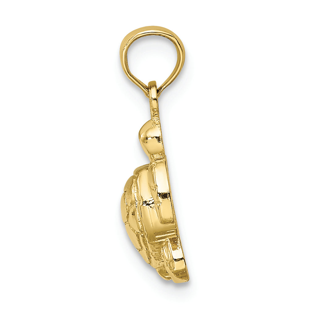 FJC Finejewelers 10k Yellow Gold Mini Sea Turtle Charm