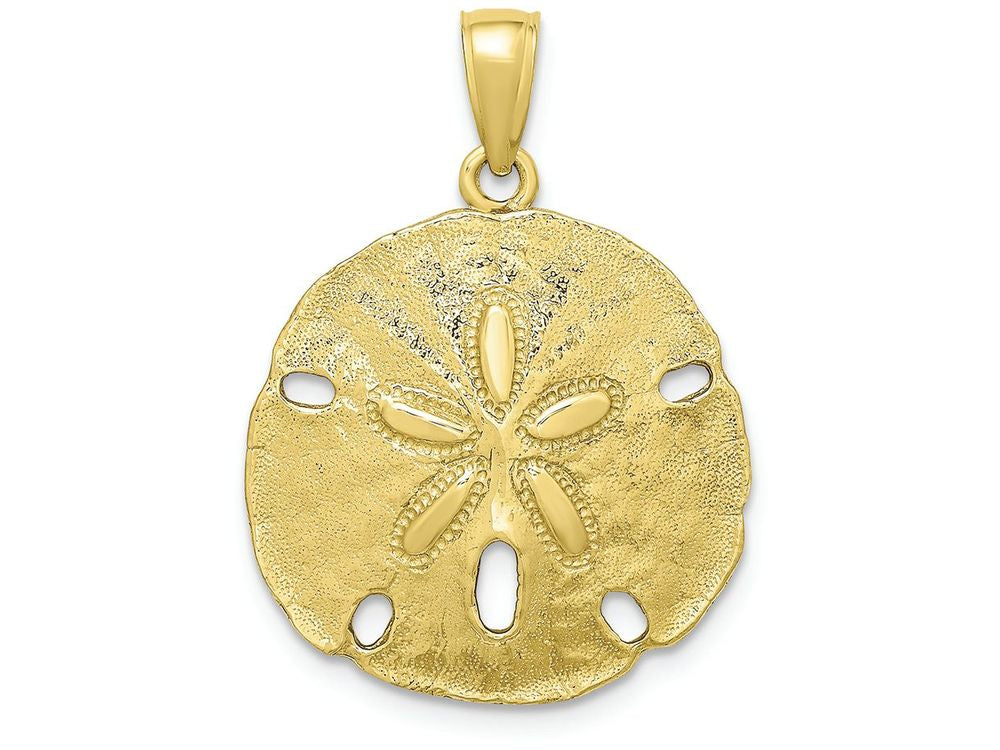 FJC Finejewelers 10k Yellow Gold Sand Dollar Charm