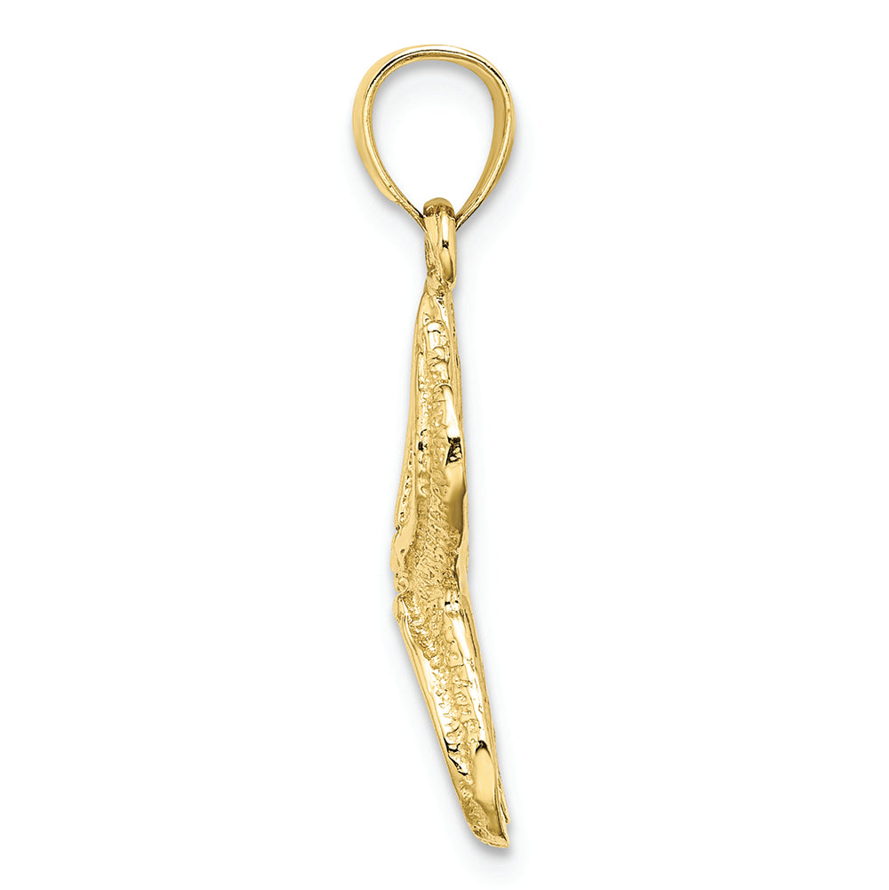 FJC Finejewelers 10k Yellow Gold Starfish Polish Charm