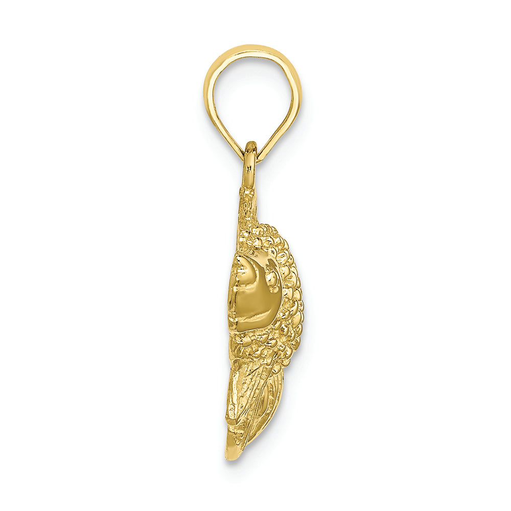 FJC Finejewelers 10k Yellow Gold Angelfishtextured Charm