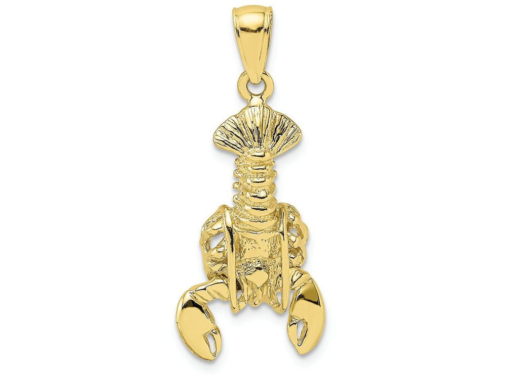 FJC Finejewelers 10k Yellow Gold Moveable Lobster Charm