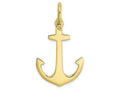FJC Finejewelers 10k Yellow Gold 3d Anchorshackle Bail Charm