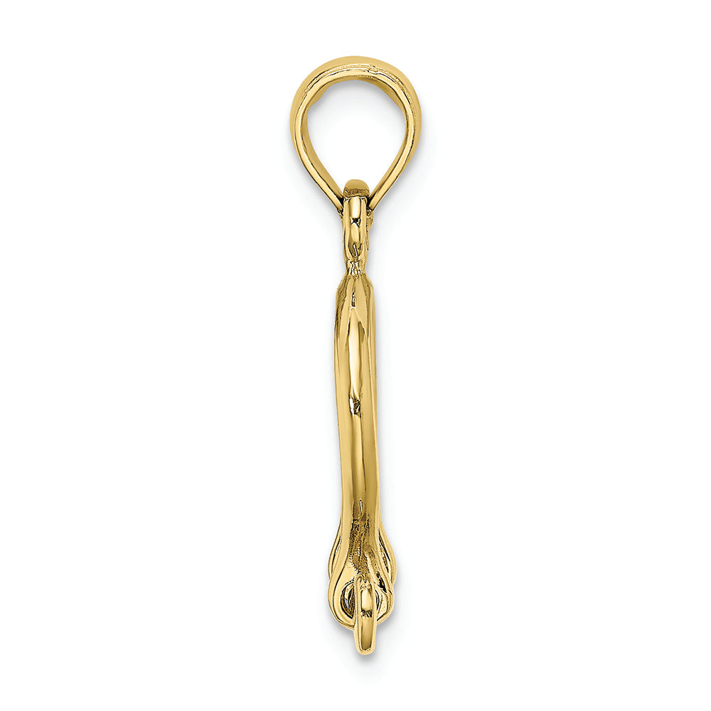 FJC Finejewelers 10k Yellow Gold 3d Small Shackle Link Screw Charm