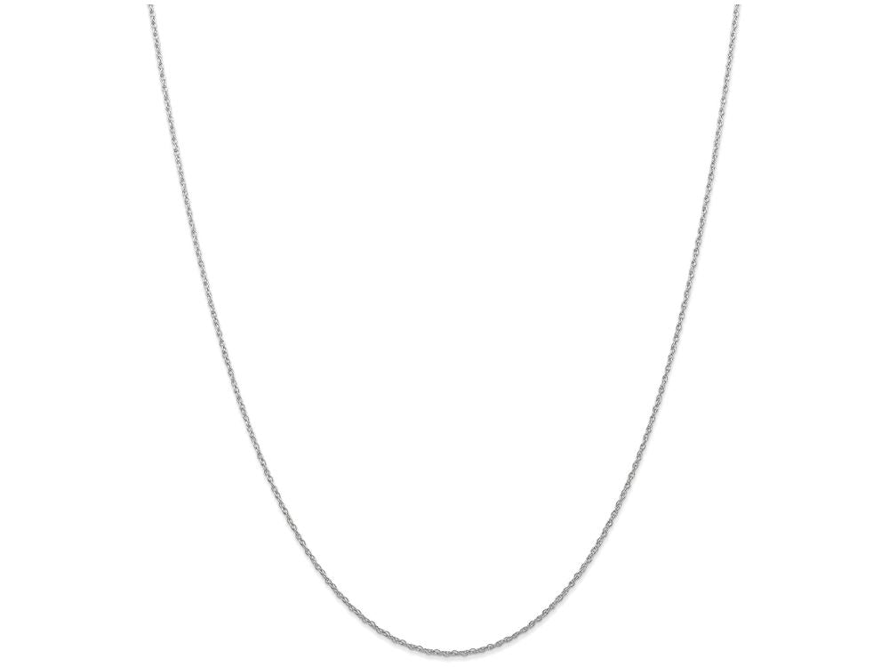 FJC Finejewelers 24 Inch 10k White Gold Rhodium-plated 0.90mm Rope Chain Necklace