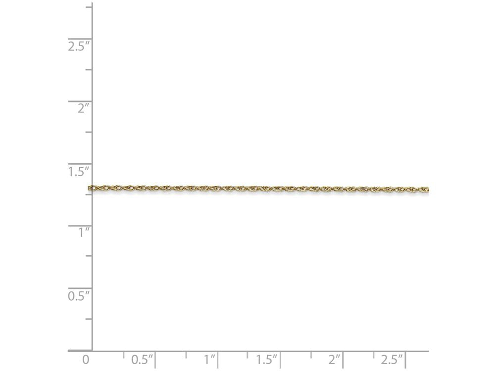 FJC Finejewelers 20 Inch 10k Carded Cable Rope Chain Necklace