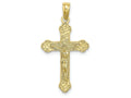 FJC Finejewelers 10k Yellow Gold Crucifix with Scroll Tips Charminri