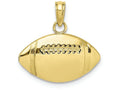 FJC Finejewelers 10k Yellow Gold Football Charm Engraveable