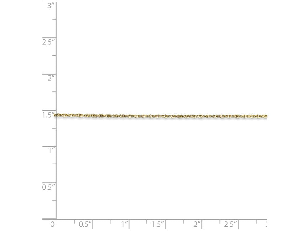 FJC Finejewelers 20 Inch 10k .8mm Lite Rope Chain Necklace