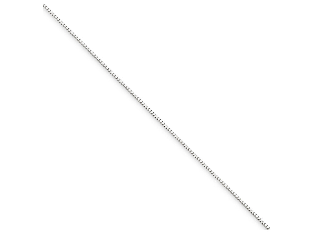 FJC Finejewelers 18 Inch 10k White Gold .5mm Box Chain Necklace