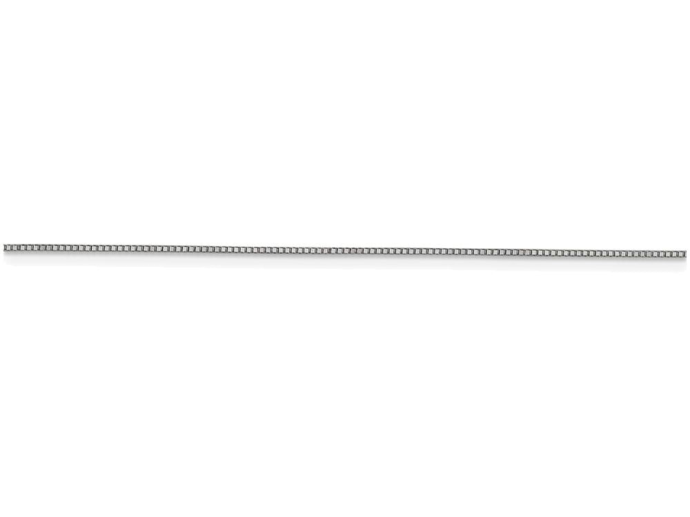 FJC Finejewelers 20 Inch 10k White Gold .7mm Box Chain Necklace