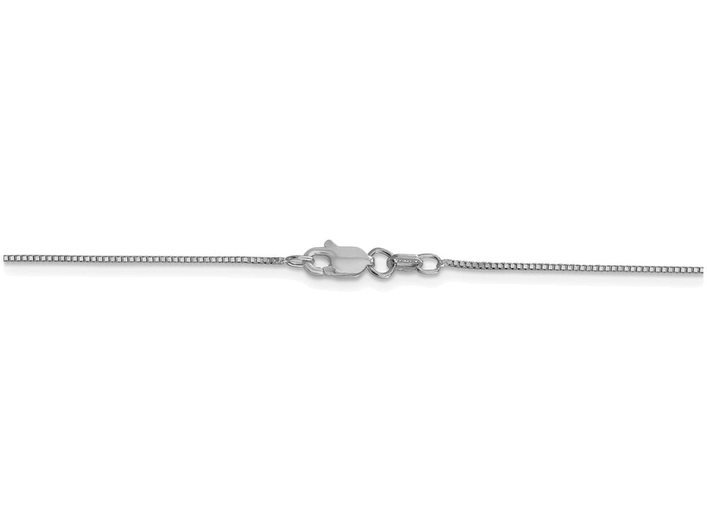 FJC Finejewelers 20 Inch 10k White Gold .7mm Box Chain Necklace
