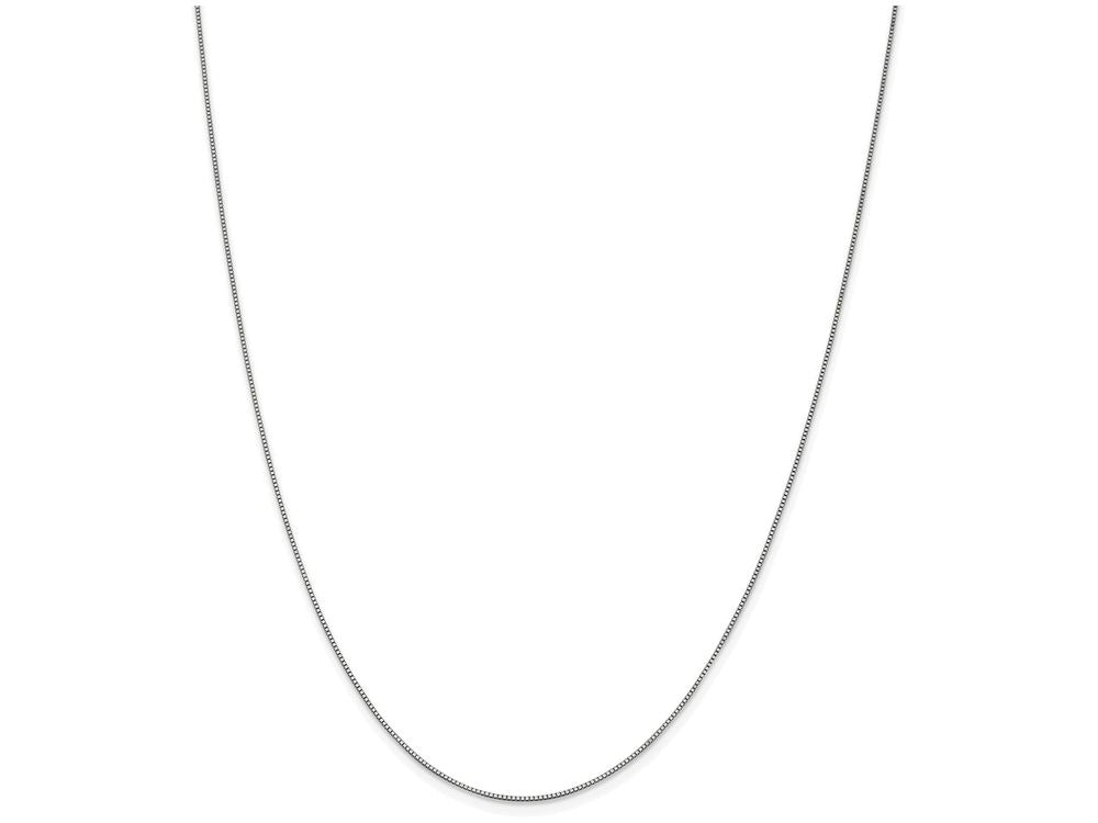 FJC Finejewelers 20 Inch 10k White Gold .7mm Box Chain Necklace