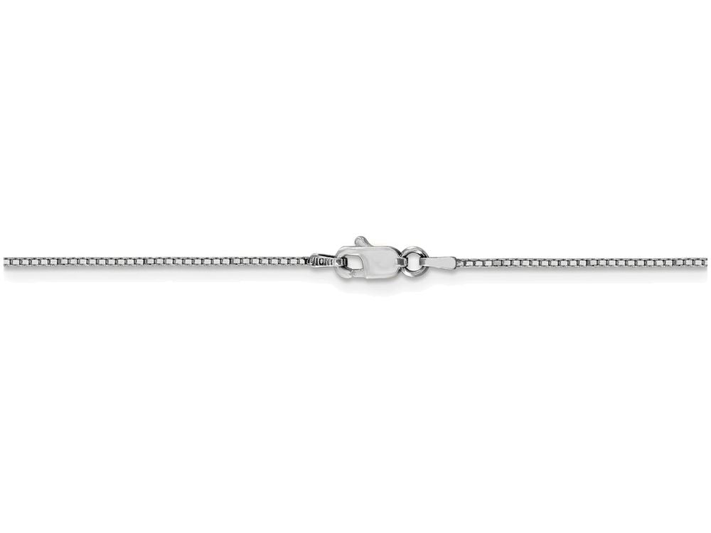FJC Finejewelers 16 Inch 10k White Gold .90mm Box Chain Necklace