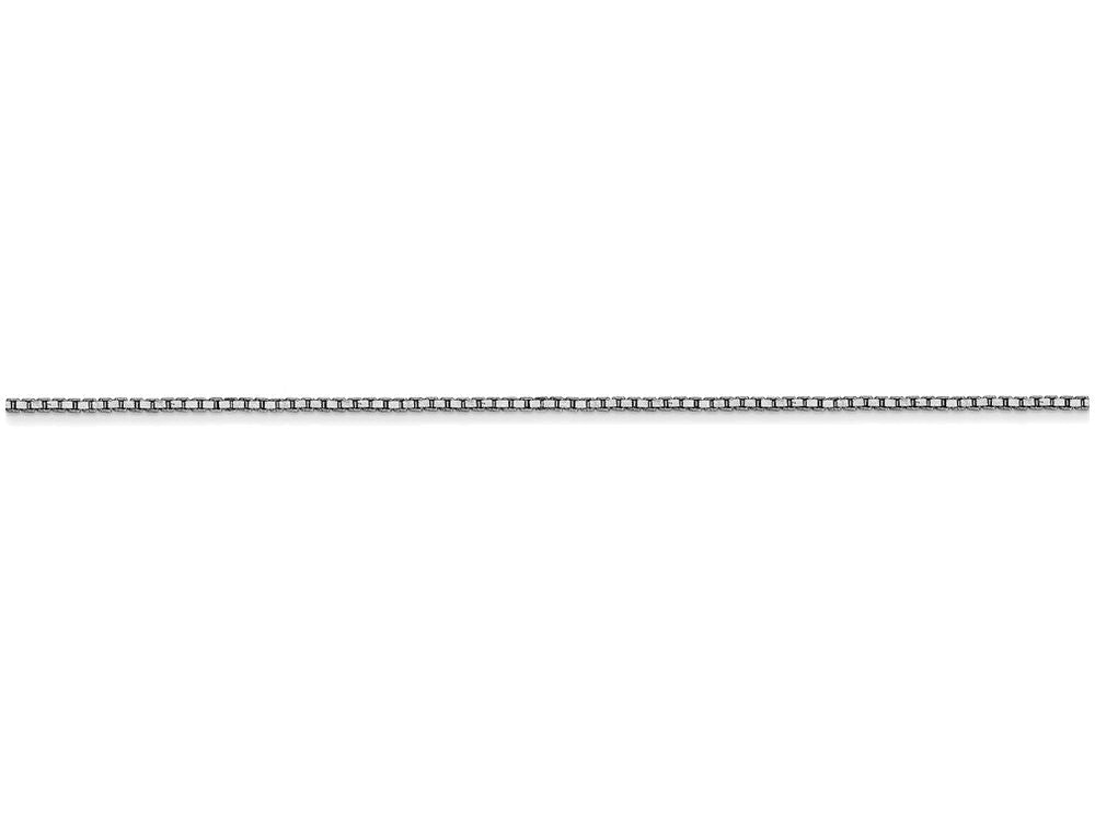 FJC Finejewelers 24 Inch 10k White Gold .90mm Box Chain Necklace