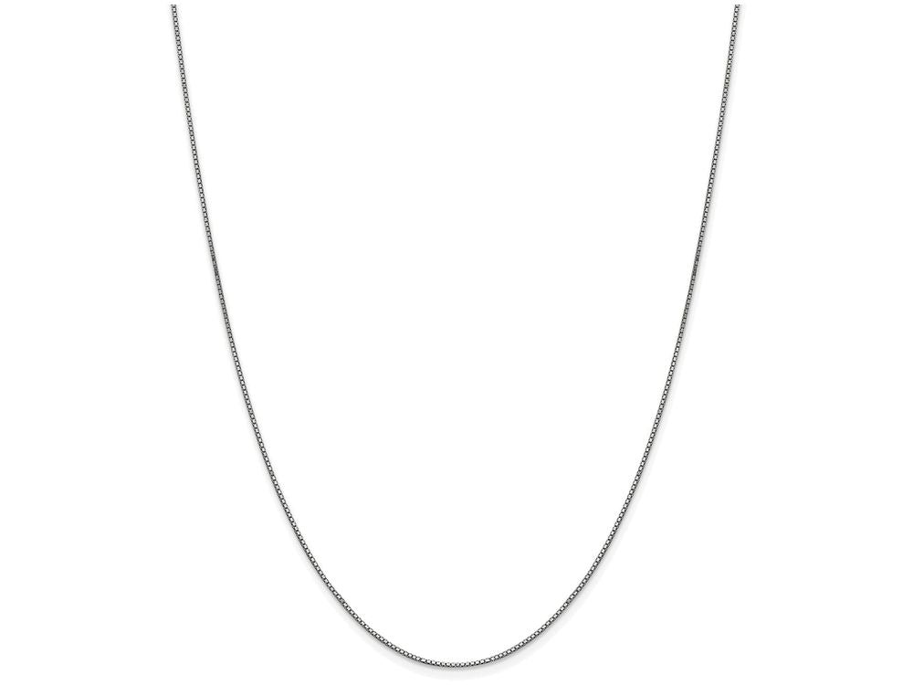 FJC Finejewelers 24 Inch 10k White Gold .90mm Box Chain Necklace