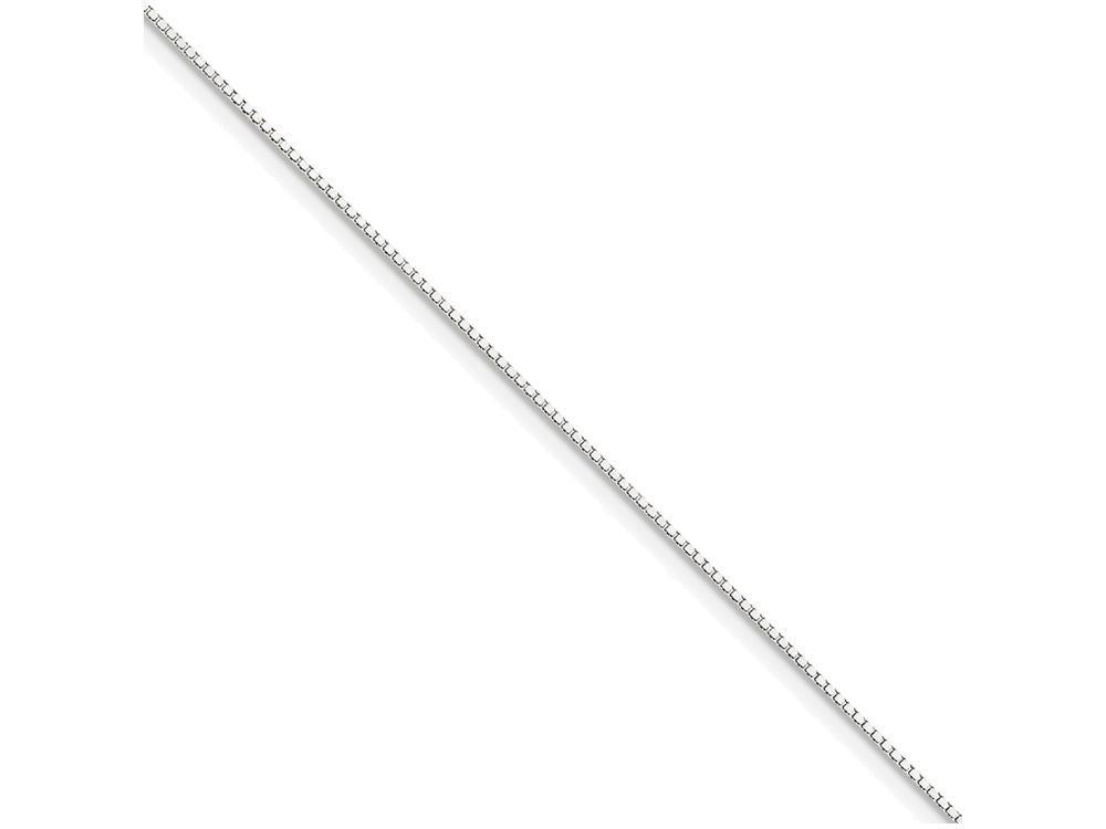 FJC Finejewelers 16 Inch 10k White Gold 1mm Box Chain Necklace