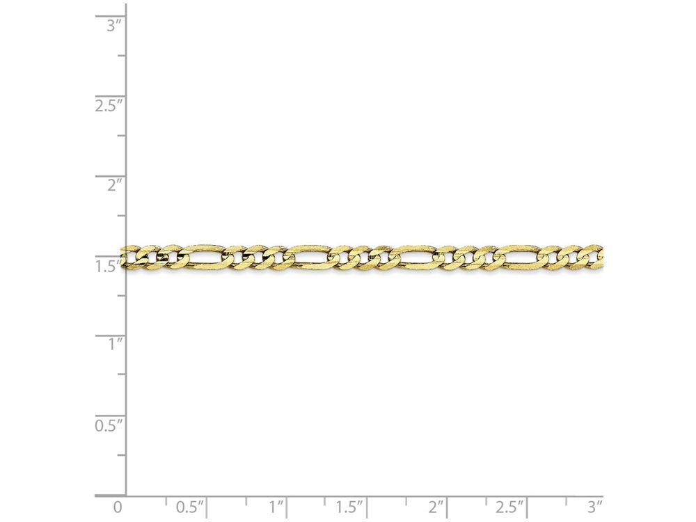 FJC Finejewelers 16 Inch 10k 4mm Light Figaro Chain Necklace