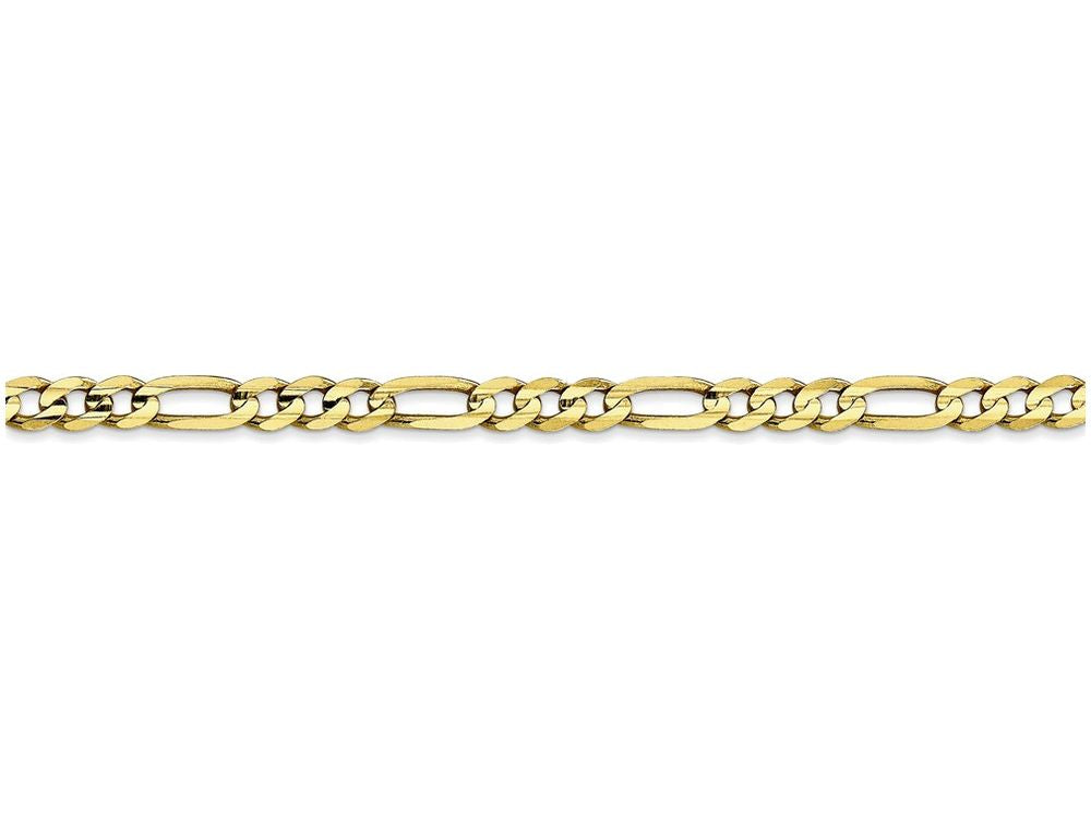 FJC Finejewelers 20 Inch 10k 4mm Light Figaro Chain Necklace