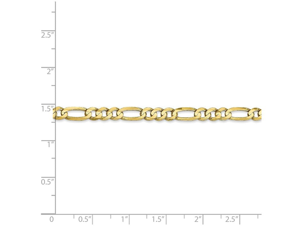 FJC Finejewelers 20 Inch 10k 4.5mm Light Figaro Chain Necklace