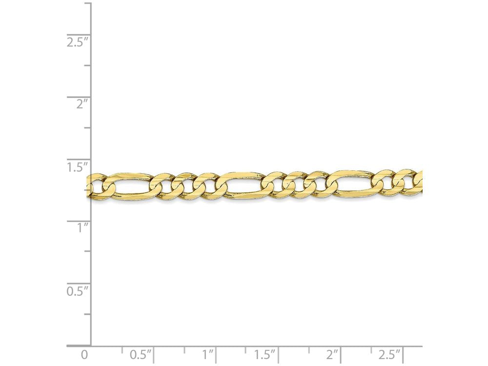 FJC Finejewelers 24 Inch 10k 5.25mm Light Figaro Chain Necklace